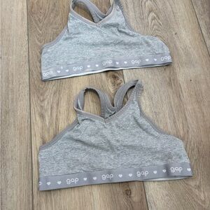GAP Light Gray Sports Bra Duo